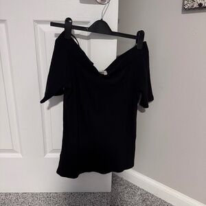 Loft Outlet Off the Shoulder Short Sleeve Top Size L